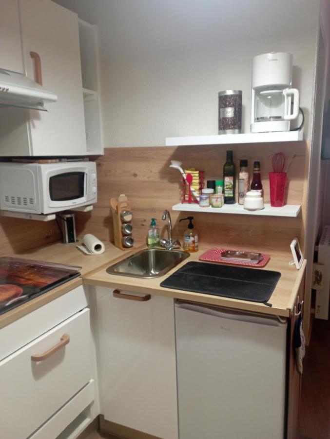 Allos Village Studio Cosy Avec Balcon Exterior foto